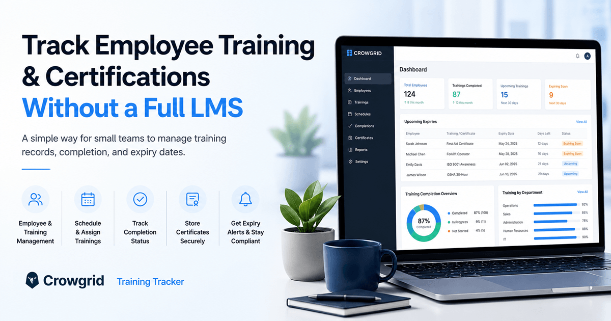 How Small Teams Track Employee Certifications Without a Full LMS